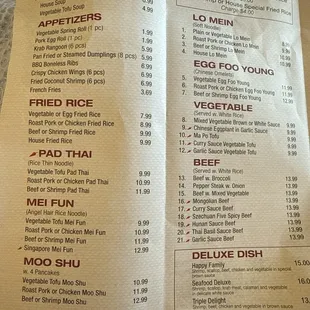 Menu 11/26