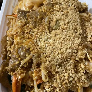Pad Thai with beef