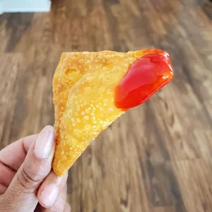Cheese wontons.