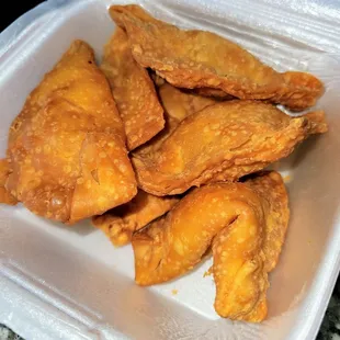 Cheese wontons.