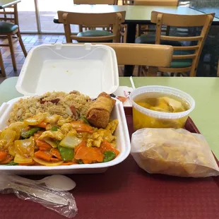 Curry chicken, very good
