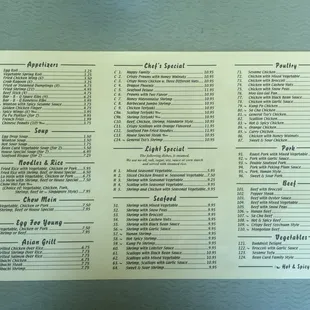 Menu Back