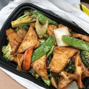 Bean Curd Tofu &amp; Mixed Vegetables
