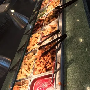 a variety of food items