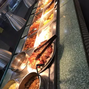 a variety of food items