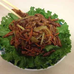 Chef's special for me. That is crispy beef.
