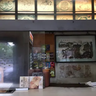 Menu board at China Town