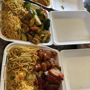 Nicely packed containers