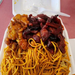 2-Item Combo portion size.  Chock full for sure.