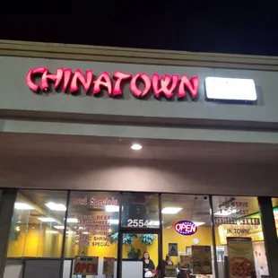 Front sign