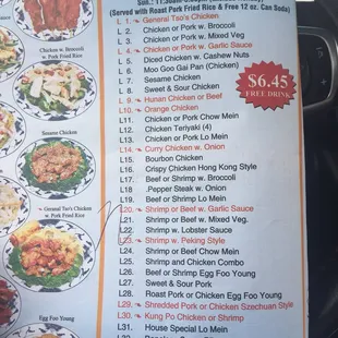 Lunch Menu