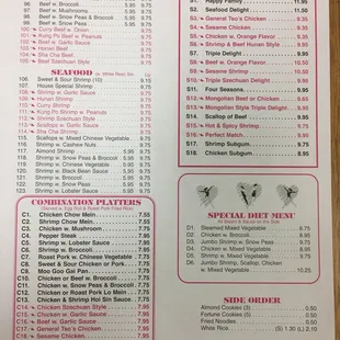 Menu.