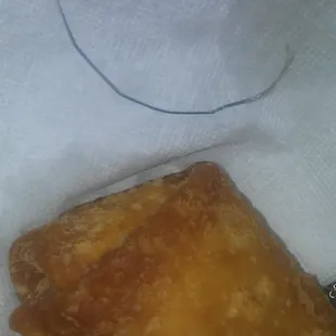 Plastic piece found in my egg roll