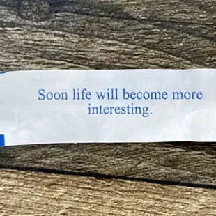 Let&apos;s hope so!