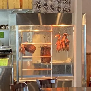 Roast Pork Belly and Roast Duck