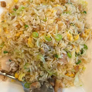 Chicken with Salted Fish Rice