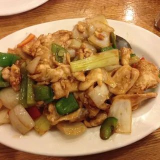 Chicken with garlic sauce