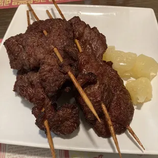 Beef on a stick