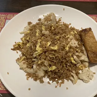 33. Fried Rice Lunch: Chicken (no veggies)