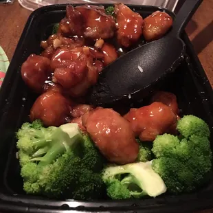 Interesting take on Bourbon Chicken.