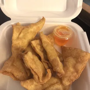 8 Piece Fried Crab Rangoon