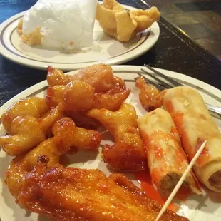 Sitting here with two plates of trash in front of me!