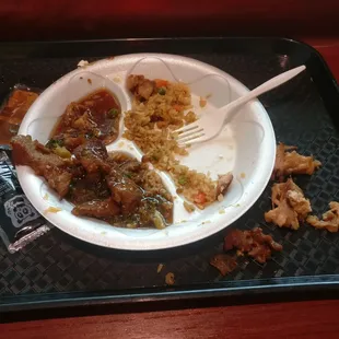 Parts completely inedible