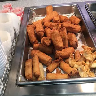 chicken wings and fried chicken