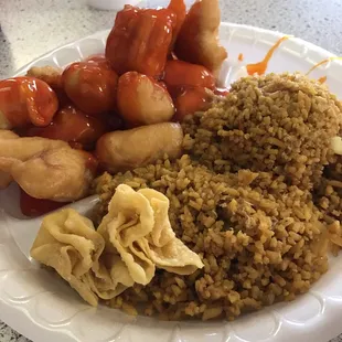 I prefer the sauce on the side. Good though!