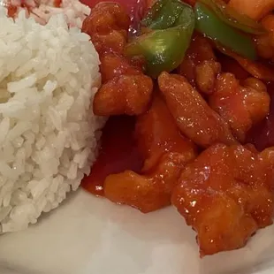8. Sweet and Sour Chicken Luncheon Special