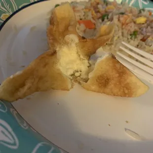 Crab cream puffs with no Crab.