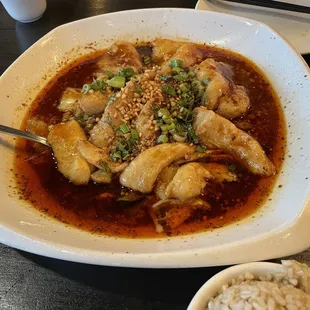 Spicy Szechuan boiled fish fillet