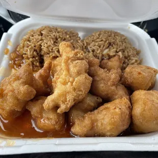 Sweet-and-sour chicken