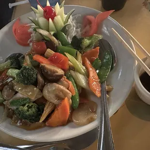 Budha Vegetables. Beautiful and delicious.