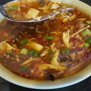 Hot and sour soup!