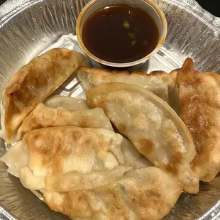 Fried Dumplings. The sauce was sooo good!