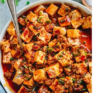 Mapo Tofu soup