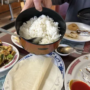 White rice we got the house special item C