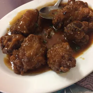 Fried Chicken with Garlic Sauce