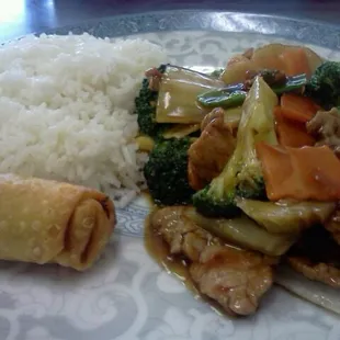 Beef w/ mixed veggies