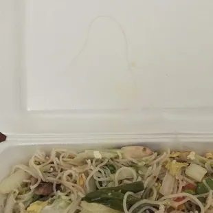 Hair found inside my to go order box. NOT my hair. Disgusting