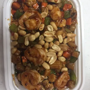 Kung po shrimp