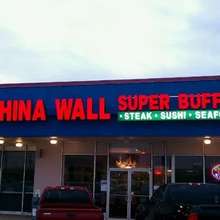 the front of the restaurant