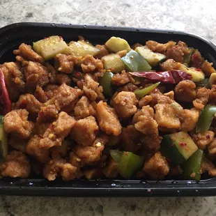 Gong pap chicken from the secrete menu