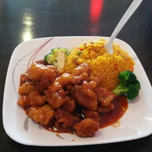 This is hi ow general tso chicken is suppose to look like