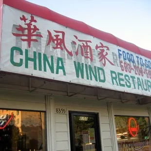 Outside