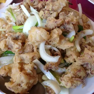Pepper salted squid