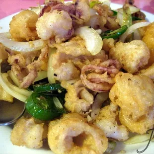 Jiu Yan Xin You (Salt Pepper Squid)