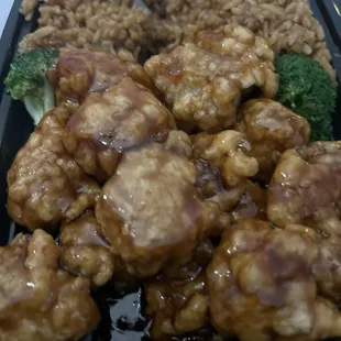 Orange chicken