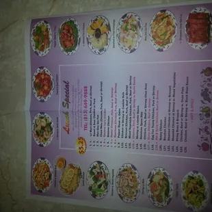 menu, burritos and wraps